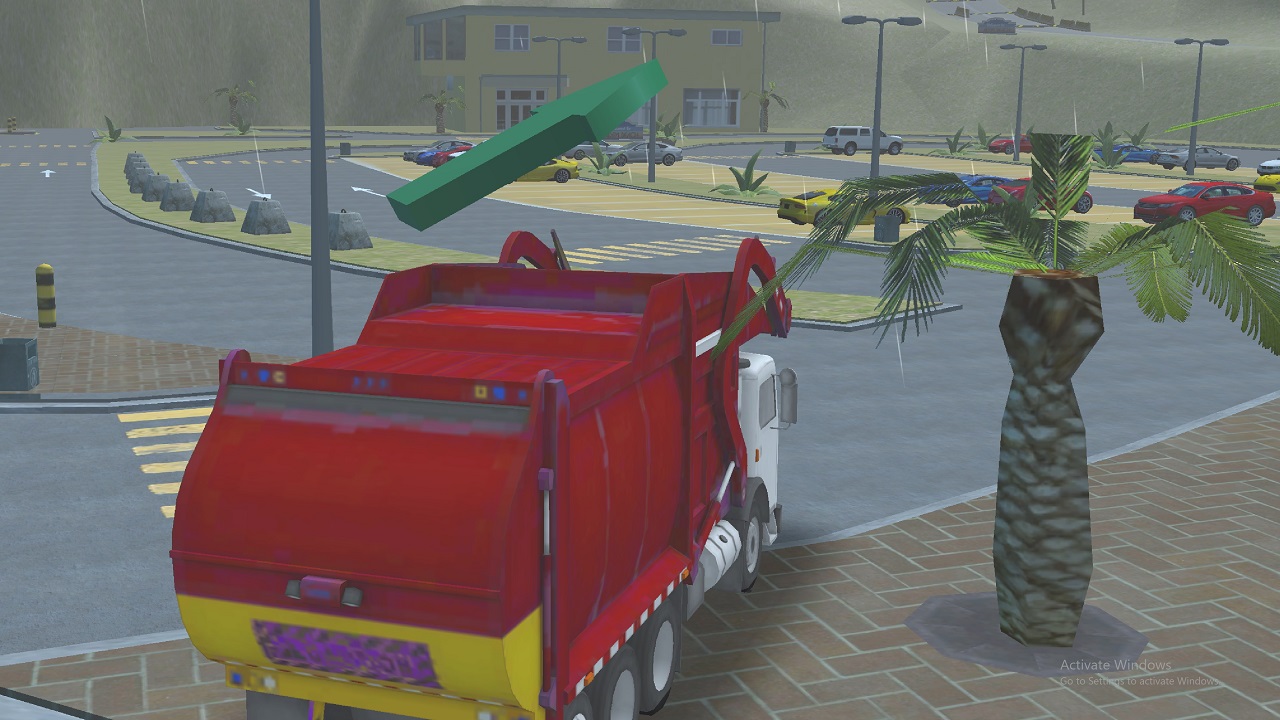 poster of Play Island Clean Truck Garbage Sim Game Online 2024 game