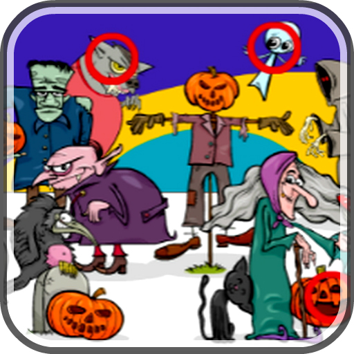 poster of Play Find 5 Differences Halloween Game Online 2024 game