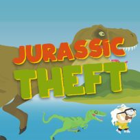 poster of Jurassic Theft game