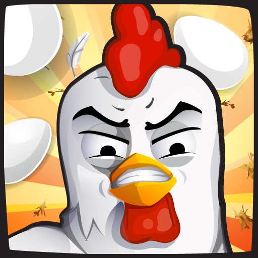 poster of Play Angry Chicken Egg Madness Game Online 2024 game