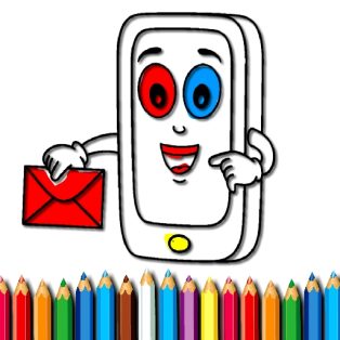 poster of Mobile Phone Coloring Book game