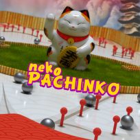 ملصق اللعبة Neko Pachinko