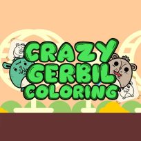 ملصق اللعبة Crazy Gerbil Coloring