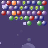 ملصق اللعبة Aliens Bubble Shooter