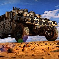 ملصق اللعبة Military Transport Vehicle