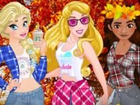 poster of Princess Fall Flannels game