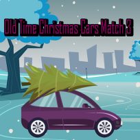 ملصق اللعبة Old Time Christmas Cars Match 3