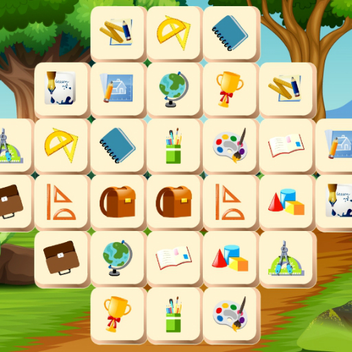 poster of Play School Mahjong Deluxe Game Online 2024 game