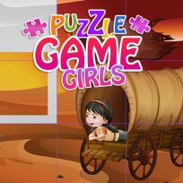 ملصق اللعبة Puzzle Game Girls