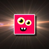 ملصق اللعبة Funky Cube Monsters