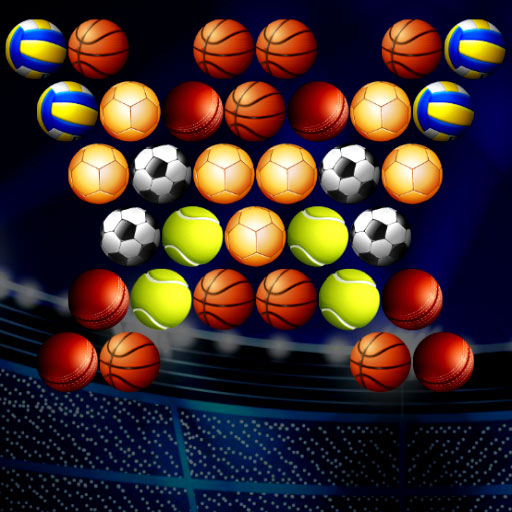 poster of Play Bubble Shooter Golden Football Game Online 2024 game