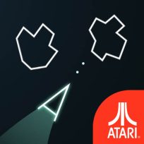 ملصق اللعبة Atari Asteroids