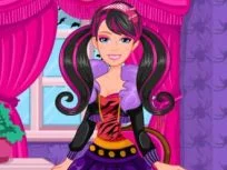 poster of Barbie Monster High Halloween game