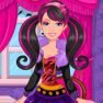 poster of Barbie Monster High Halloween game