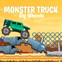 ملصق اللعبة Big Wheels Monster Truck