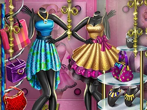 poster of Play Fashion Boutique Window Game Online 2024 game