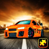 ملصق اللعبة Racing Beast Puzzle