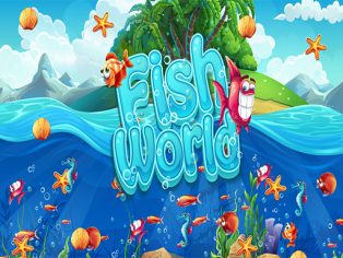 ملصق اللعبة Fish World Match