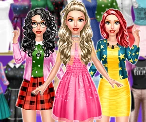 poster of Play Amber Nerdy Vs Trendy Game Online 2024 game