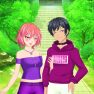 poster of Anime Couple Dress Up game