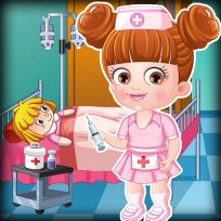 ملصق اللعبة Baby Hazel Doctor Dressup