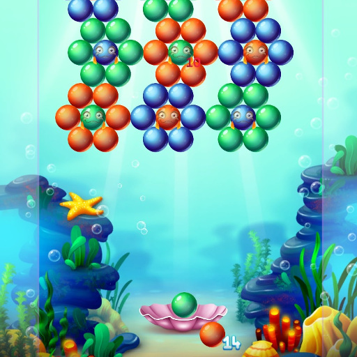 poster of Play Aqua Bubble Shooter Game Online 2024 game