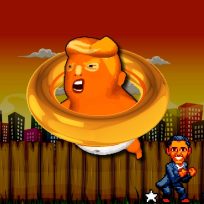 ملصق اللعبة Tappy Flappy Trump