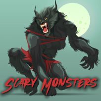 ملصق اللعبة Scary Monsters Coloring