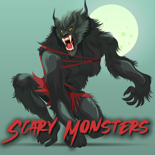 poster of Play Scary Monsters Coloring Game Online 2024 game
