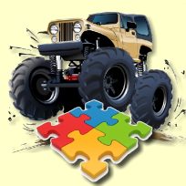 ملصق اللعبة Monster Truck Jigsaw Challenge