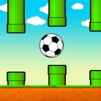 ملصق اللعبة Flappy Soccer Ball