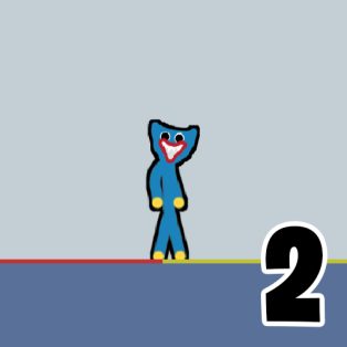 ملصق اللعبة Stickman Huggy 2