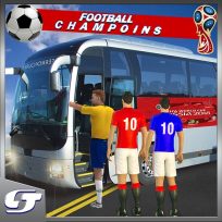 poster of Football Players Bus Transport Simulation Game game