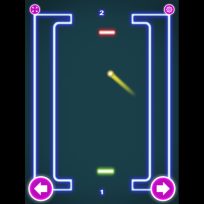 ملصق اللعبة Pong Neon