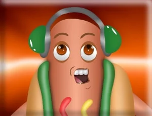 poster of Play Floor is Lava VS Dancing Hotdog Game Online 2024 game