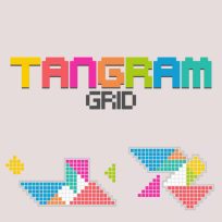 ملصق اللعبة Tangram Grid