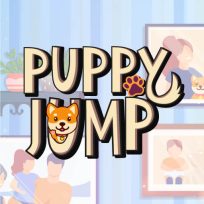 ملصق اللعبة Puppy Jump