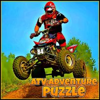 ملصق اللعبة ATV Adventure Puzzle