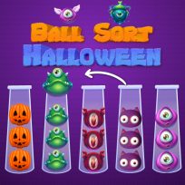 ملصق اللعبة Ball Sort Halloween