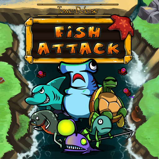 poster of Play Tower defense : Fish attack Game Online 2024 game