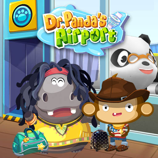 poster of Play Dr Panda Airport Game Online 2024 game