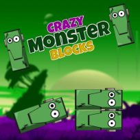 ملصق اللعبة Crazy Monster Blocks