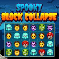 poster of Spooky Block Collapse game