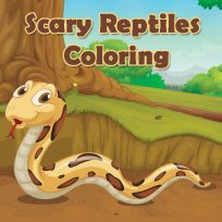 ملصق اللعبة Scary Reptiles Coloring