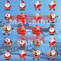 poster of Matching Santa game