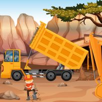 poster of Dump Trucks Hidden Objects game