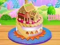 ملصق اللعبة Doll House Cake Cooking