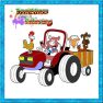 poster of Tractor Coloring Pages game