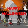 poster of Happy Halloween Slide game