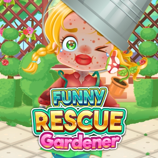 poster of Play Funny Rescue Gardener Game Online 2024 game